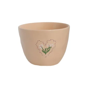 Grande tasse sable Flower Heart