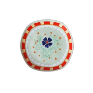 Assiette verte  Flowers