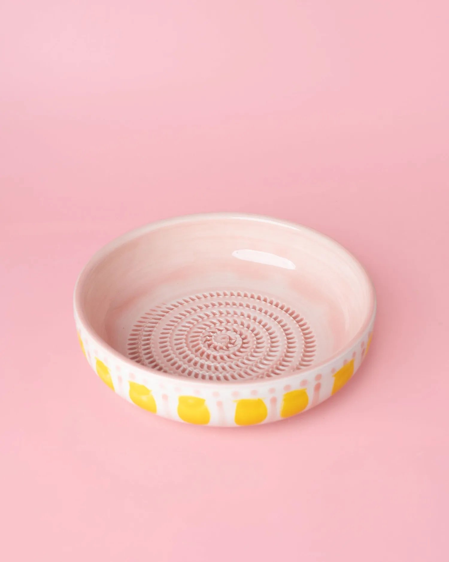 Râpe en céramique grande rose – Image 3