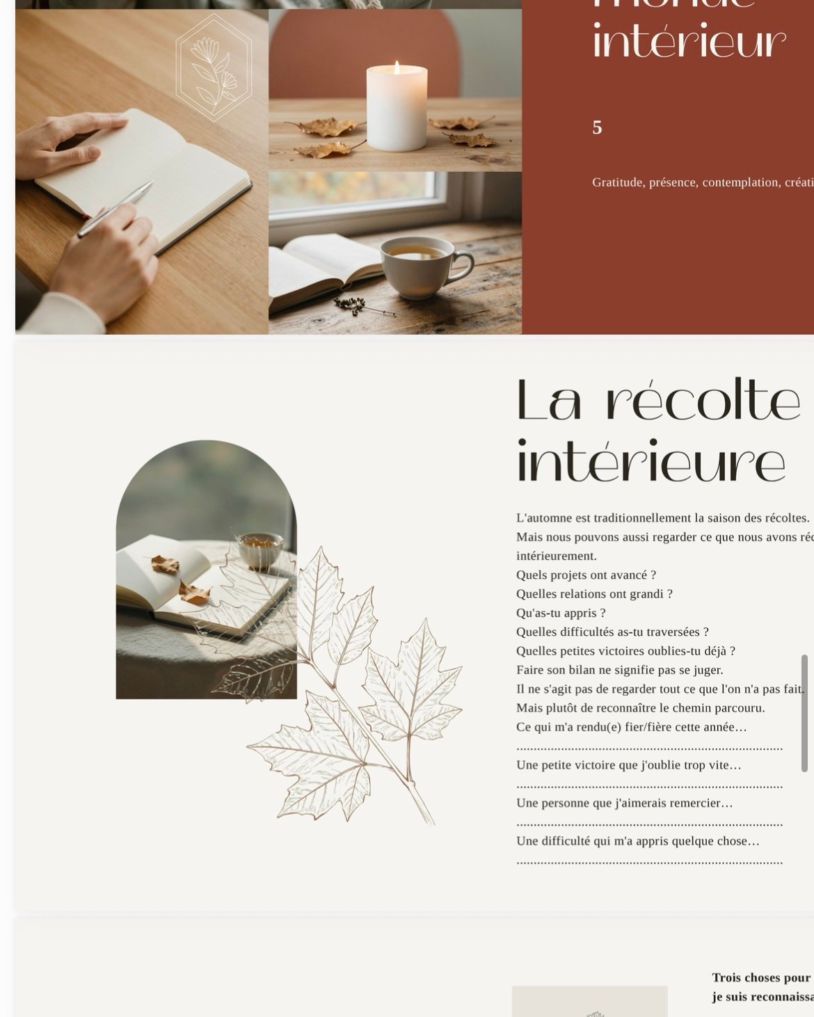 Carnet Un automne pour soi – Image 4