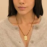 Collier céleste marron – Image 2